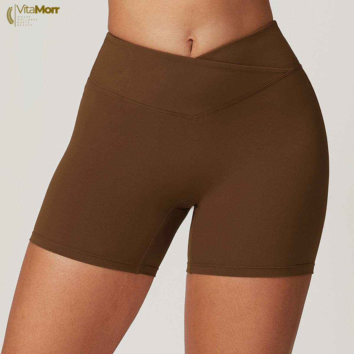 Nerve Curve High-Waist Yoga Shorts